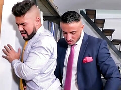 Unrighteous dude with a big cock gets freaky with his boss