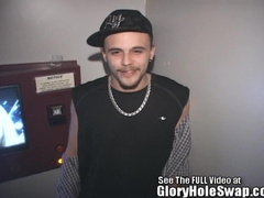 Ny Goth Gives a Wild Gloryhole Blowjob & Gives a Hunk a Deep Pounding