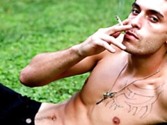 Dillon Rossi enjoys breathplay during hot fleshlight sex