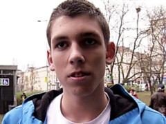 Pretty guy with sexy tattoos takes fat dick inside