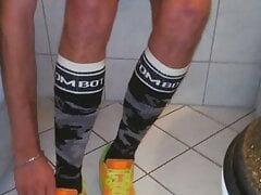 (GER) Sk8erboyKeV shows itself in Boxa, jockstrap, smelly socks and Nike AirMax