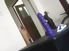 Chub Rides Dildo