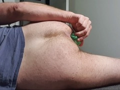 Extreme close-up of a hungry sloppy ass getting wrecked