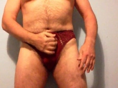 Faggot, inexperienced, amateur crossdresser