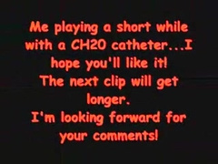 Me playing with a CH20 catheter