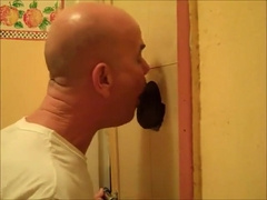 Big vieny bbc at homeade gloryhole