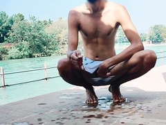 Spectacular Indian Money-Shot From Ample Fuck-Stick In Holy Ganges Sea