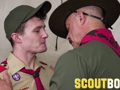 Hot twink Grant Ducati gets ravaged bareback by DILF Marco Napoli