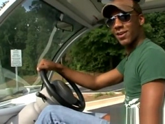 Twink porn star Aaron Tyler fucked by big black cocked jock