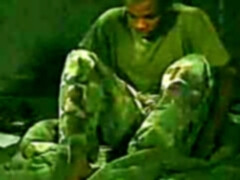 Gay men are having a blast in naughty army fuck fest