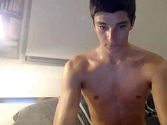 brunette twunk showcases Off On Cam