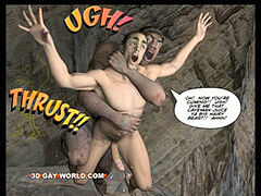 CRETACEOUS lollipop three dimensional faggot Comics about Sex with Hairy Caveman !