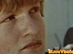 Vintage bareback doggystyle pounding after hot blowjobs