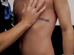 Young men enjoy pissing during blowjobs before fucking balls deep