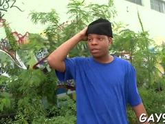 Milky boy pulverizes ebony