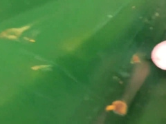 Frolicking with my phat rigid fuck-stick outdoors!