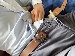 Hot Boy Masturbate after work