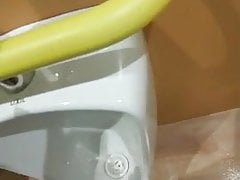 Cum on Urinal