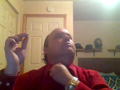 The sexy mummy takes off her panties and spreads her legs wide