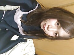 A cute man&#039;s step daughter masturbates in full-body tights raw clothes