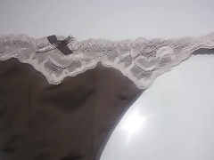 Dirty used panty thong from Colombian neighbor