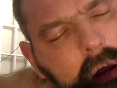 BEARFILMS ebony teddy Jason Roman Fucks Hairy Stud With big black cock