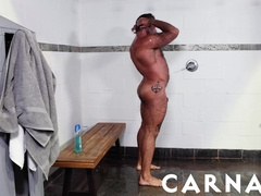 TwinkTop - Ultra-cute lad jockboy Jerk Savvy showers with super-hot naughty coach