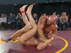 Group sex during a fight with a bunch of horny men around them