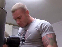 Skinny twink Billy Essex enjoys a big bareback gay session