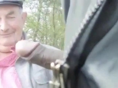 Grandpa in park