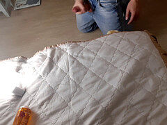 Gay masturbator, jeans, big cock