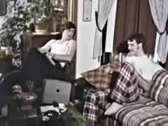 Twins in retro gay scene