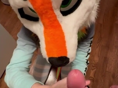 POINT OF VIEW Fursuit Facial cumshot Pop-shot Compilation Huge Fuck-stick