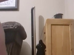 Youngster Sits on Canine Fake Penis