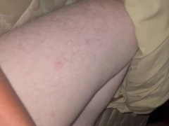 Firm manmeat in mild white panty