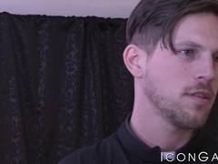 Hottie Michael Del Ray and I swap turns in sucking dicks before our anal sesh