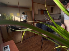 Scoout007 - Bican nailing on the kitchen counter!