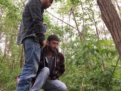 two Rednecks Inhale Spear and Gulp a Pile of Urinate Outdoors