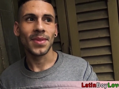 Amateur brazilian homo teenager Juande leases a bedroom on a ginormous lollipop