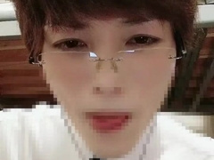 Air deep kiss for folks with glasses! Slobbering and convulsions jism! 015