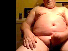 grandpa jizm on webcam