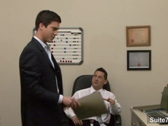 Kinky bum chum employees banging in the office