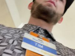 Walmart employee Timmy makes content for his OF at work.