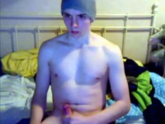 Exotic male in incredible str8, handjob gay sex movie