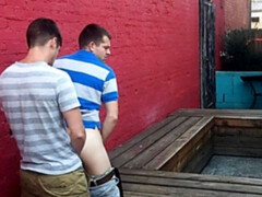 Back alley banging with Colby Chambers and Mickey Knox