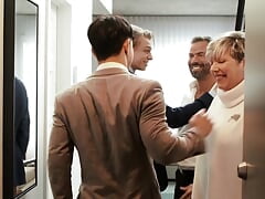 Twinkpop - Malik Delgaty Caught His Stepsister's BFenzo Muller Watching Him Masturbating in His Bedroom