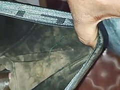 Desi Solo Straight Guy Secretly Fucking A Stool When Nobody's In Home