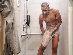 Miguel Brown shower day a full shower