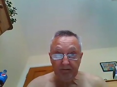 grandpa stroke on webcam