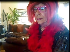Diana en tenue de carnaval